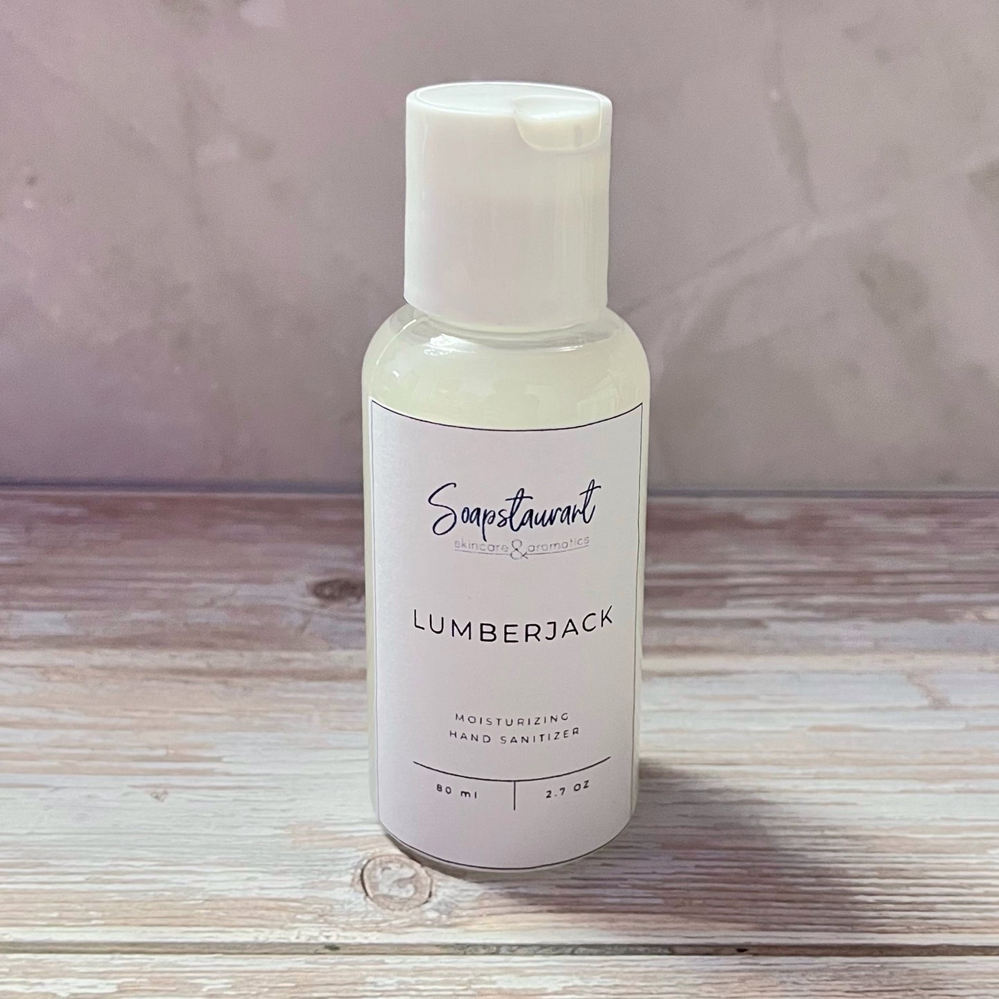 Lumberjack Scented Moisturizing Hand Sanitizer Gel | 2.7 oz / 80 mL