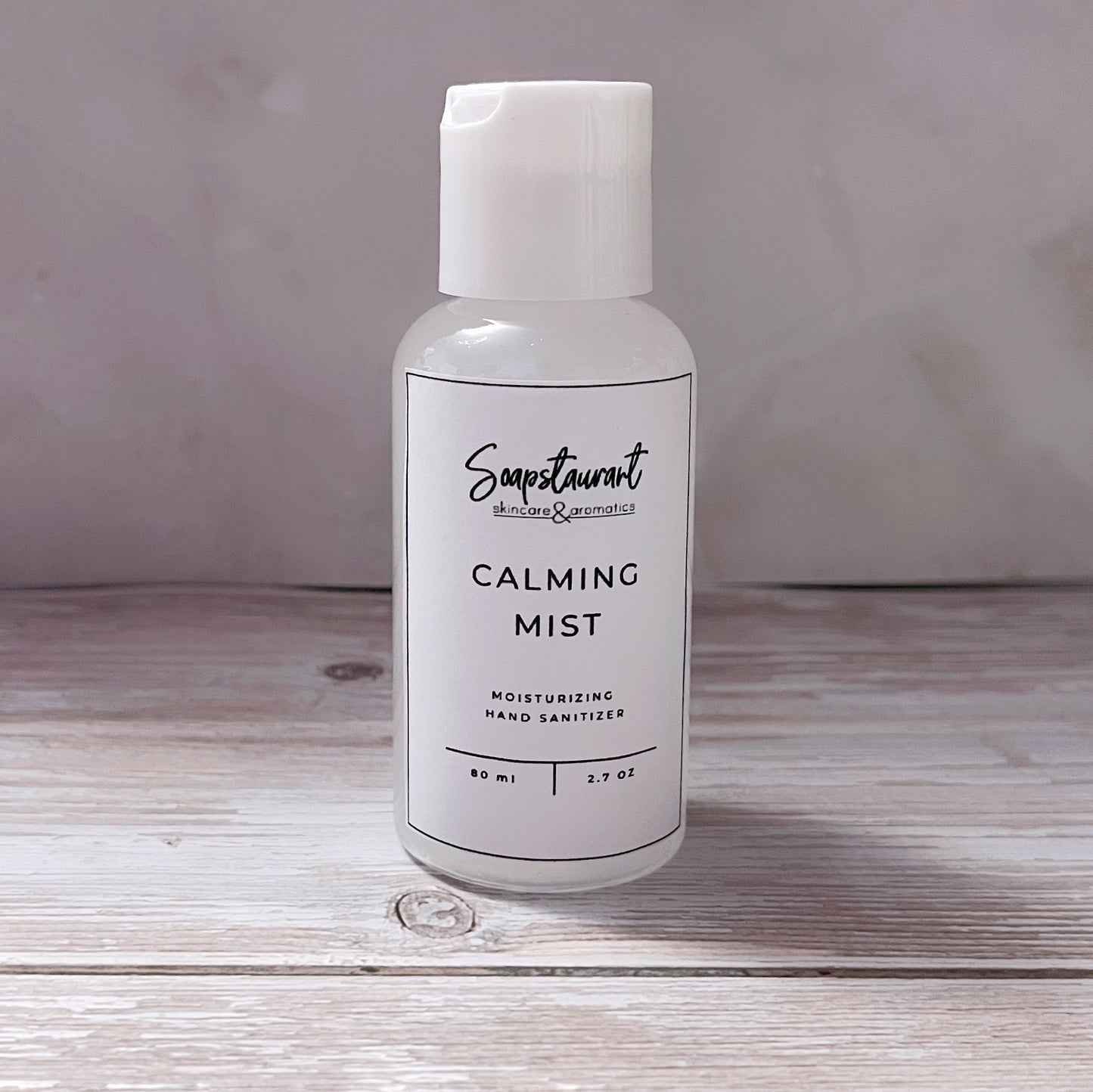 Calming Mist Scented Moisturizing Hand Sanitizer Gel | 2.7 oz / 80 mL