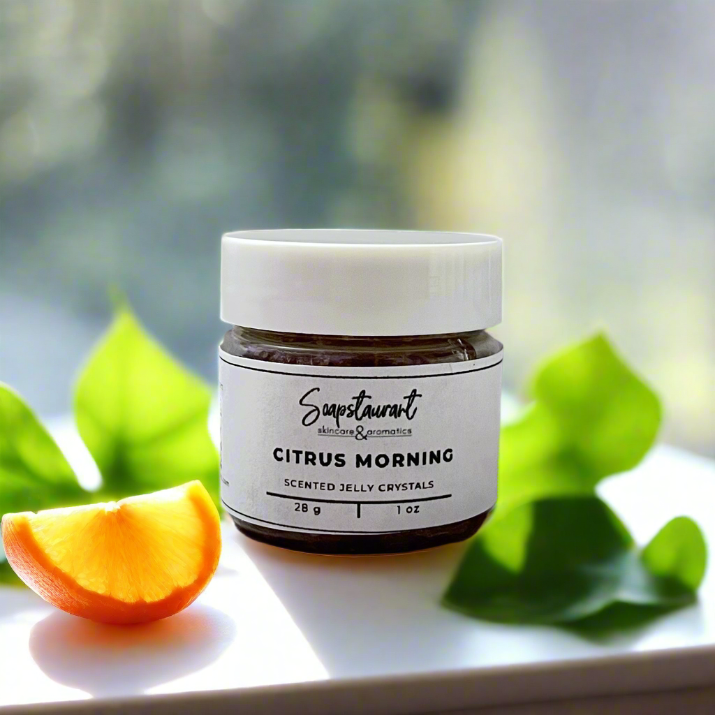 Citrus Morning Scented Smelly Jelly | Crystal Polymer Based Aroma Bead Alternative | 1 oz