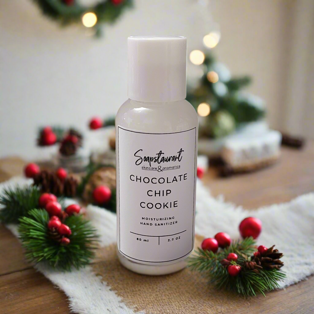 Chocolate Chip Cookie Scented Moisturizing Hand Sanitizer Gel | 2.7 oz / 80 mL