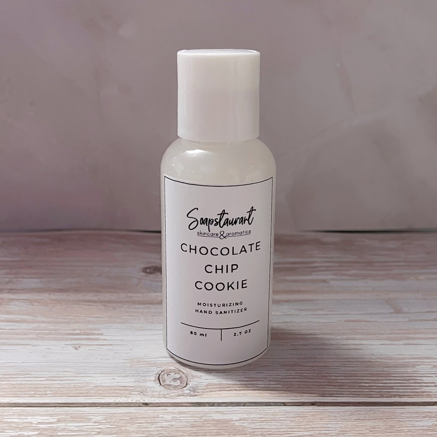 Chocolate Chip Cookie Scented Moisturizing Hand Sanitizer Gel | 2.7 oz / 80 mL